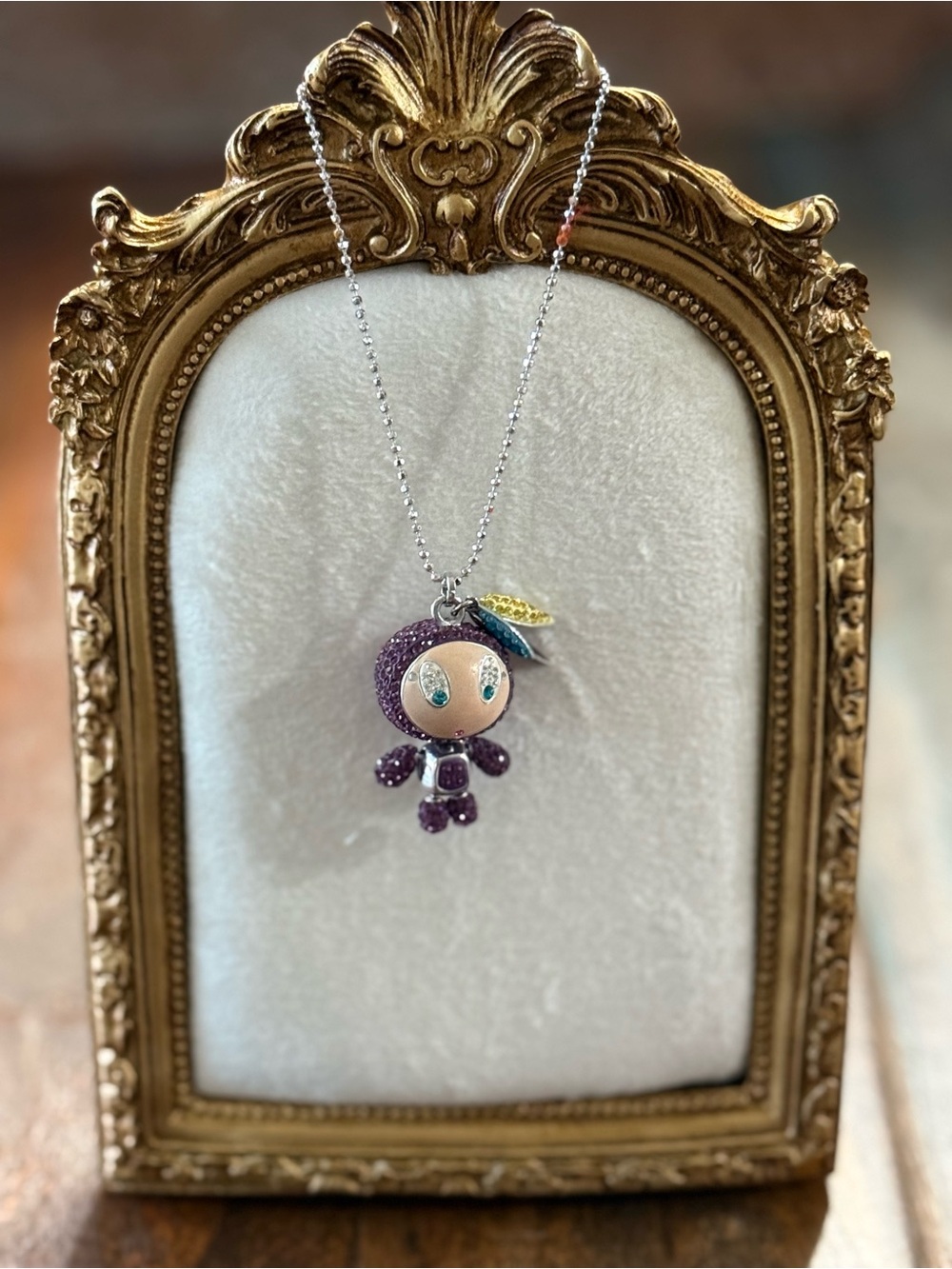 Swarovski Erika Kingdom of Jewels Crystal Pendant Necklace 1160517 Retired EUC